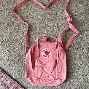 Mini crossbody backpack